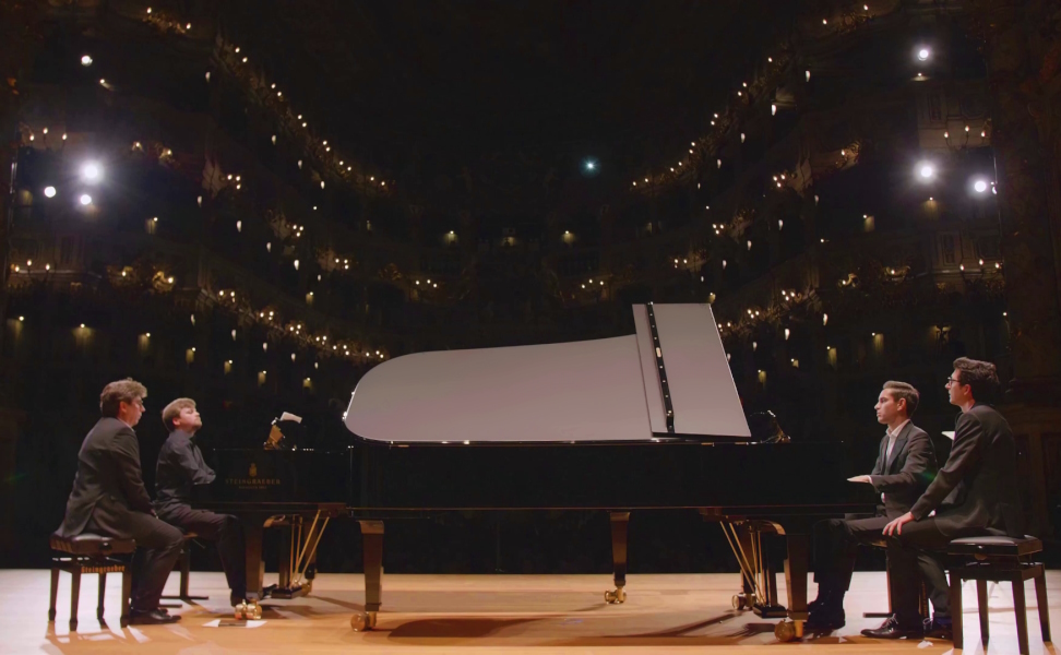 Dmitry Shishkin and Mikhail Dubov at the Margravial Opera House in Bayreuth